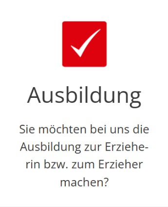 Teaser Startseite Ausbildung