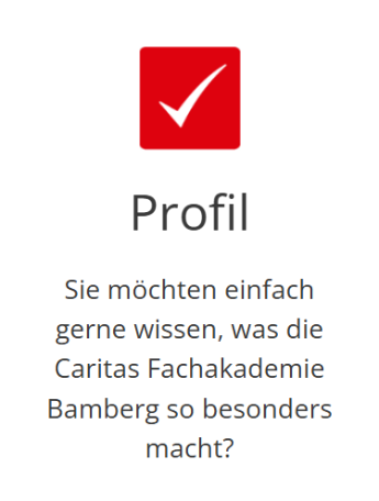 Teaser Startseite Profil